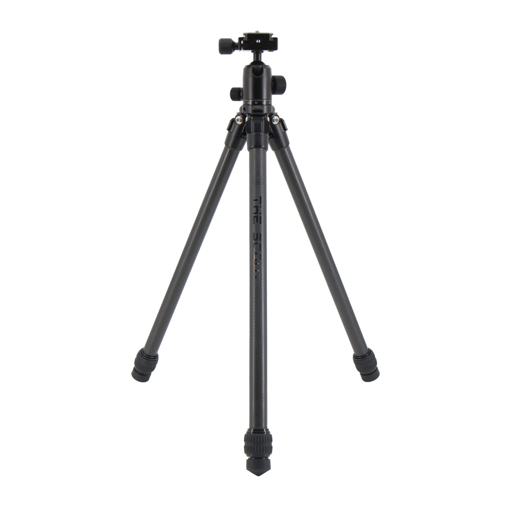 Warrior Tripods The Scout – Compact Carbon Fiber Tripod with Ball Head & Arca Plate