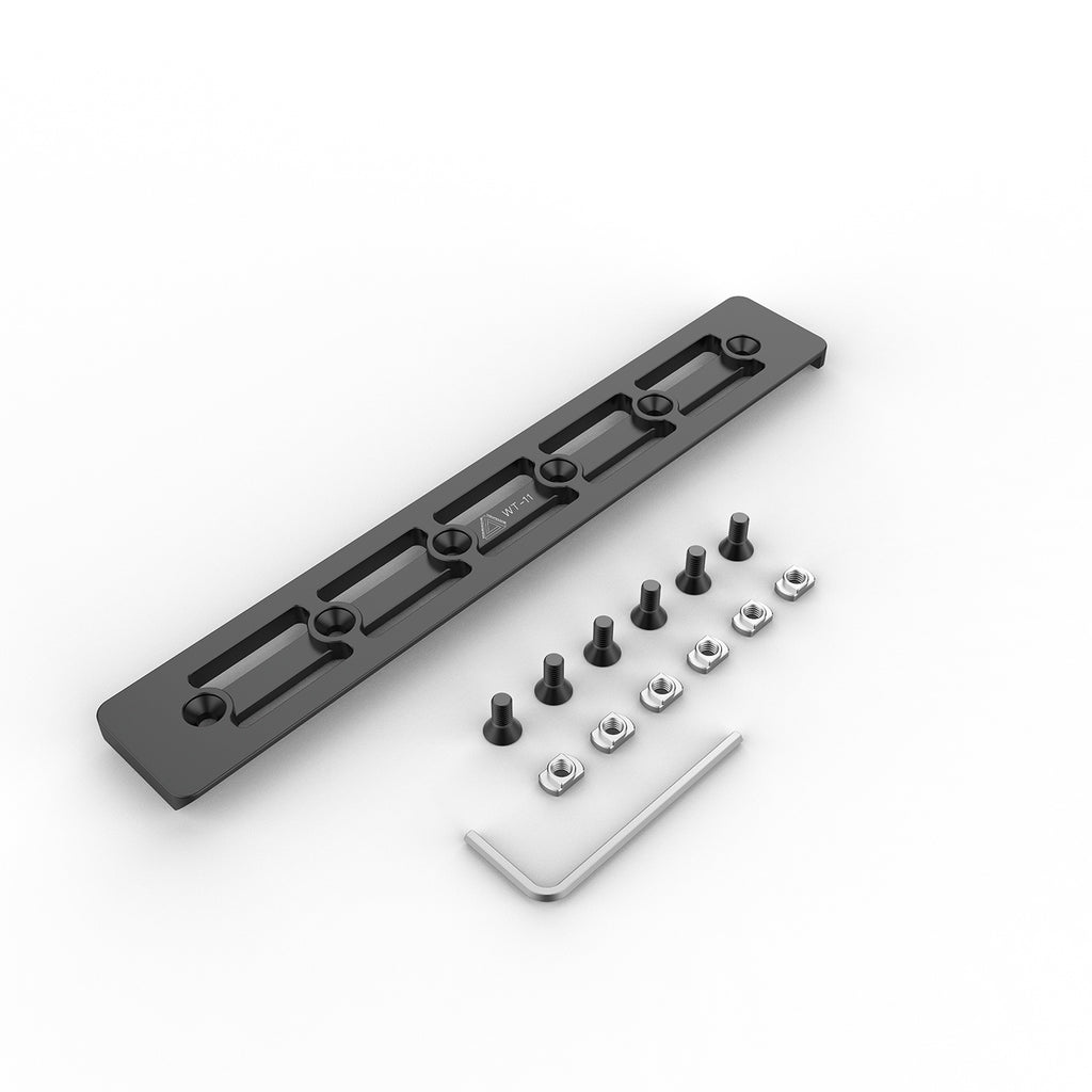 Warrior Tripods Mloc Arca Plate 9.5" – Long M-LOK Arca Rail for Heavy Rifles