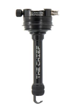 Warrior Tripods Chief Leveling Base – 75mm Ball Head with Arca Clamp