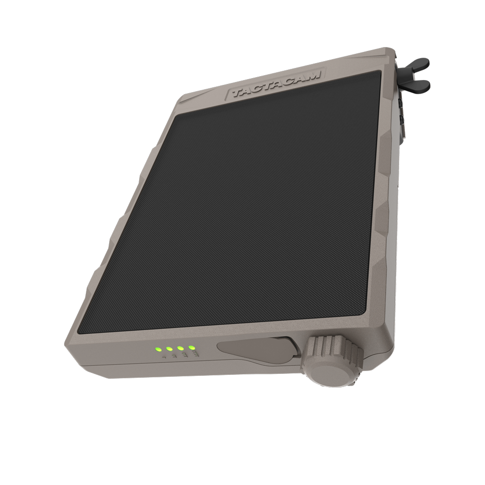 Tactacam Reveal External 12V Solar Panel | 73% More Capacity | Trail Camera Power